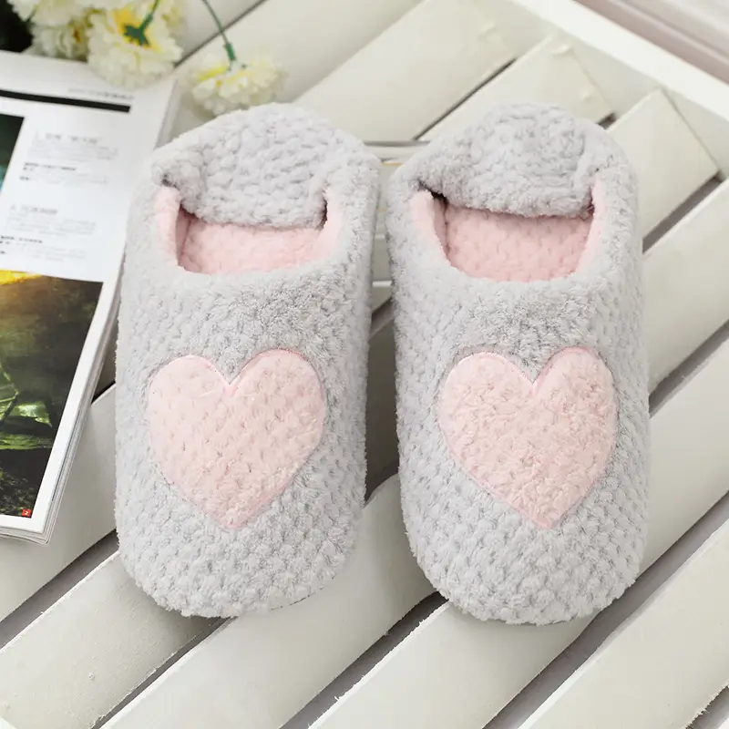 Autumn and Winter girlfriends super soft love indoor home cotton slippers exported to Japan Foreign Trade home slippers autumn and winter mute