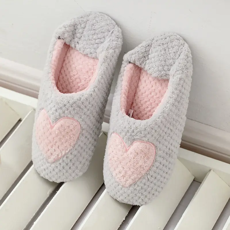 Autumn and Winter girlfriends super soft love indoor home cotton slippers exported to Japan Foreign Trade home slippers autumn and winter mute
