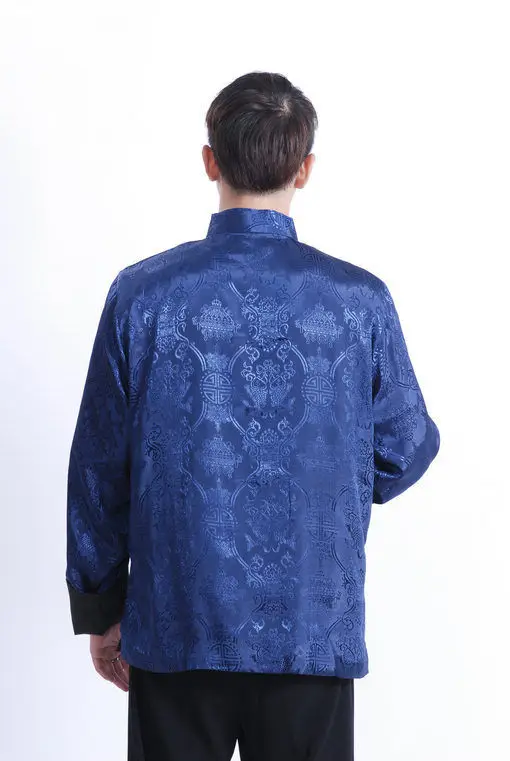 Men's Red & Gold Embroidered Silk Jacket Chinese Tang Suit — feature 16