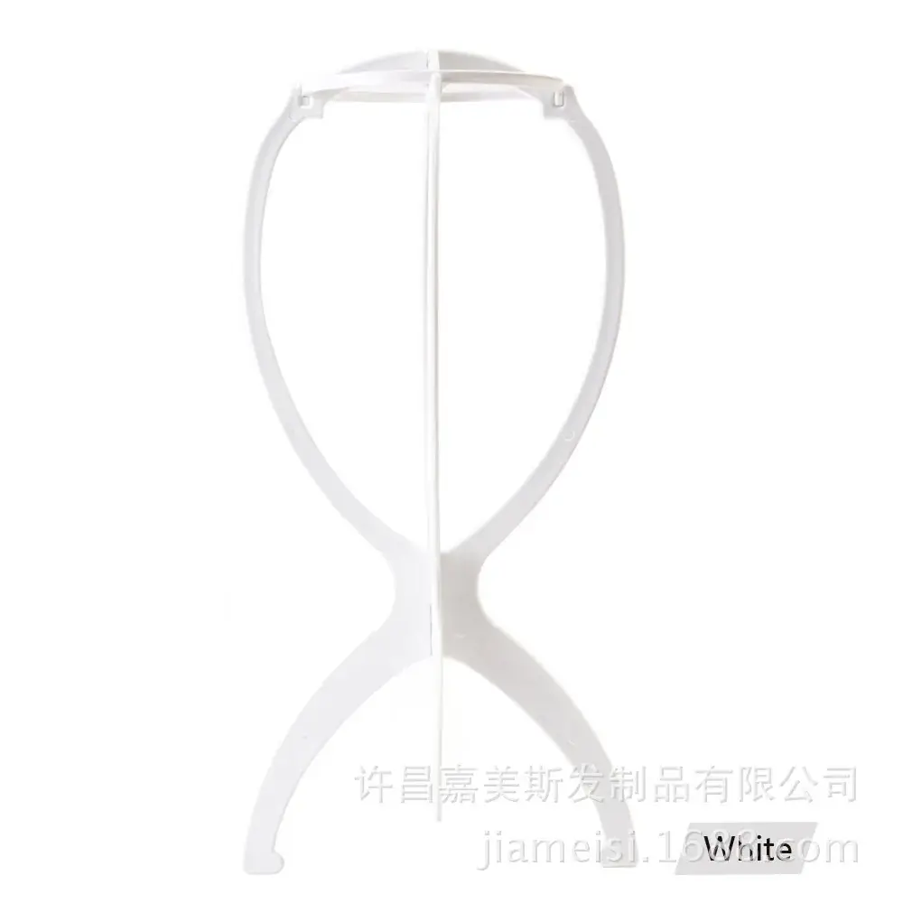 Black Adjustable Wig Stand for Hair Care - Image 8