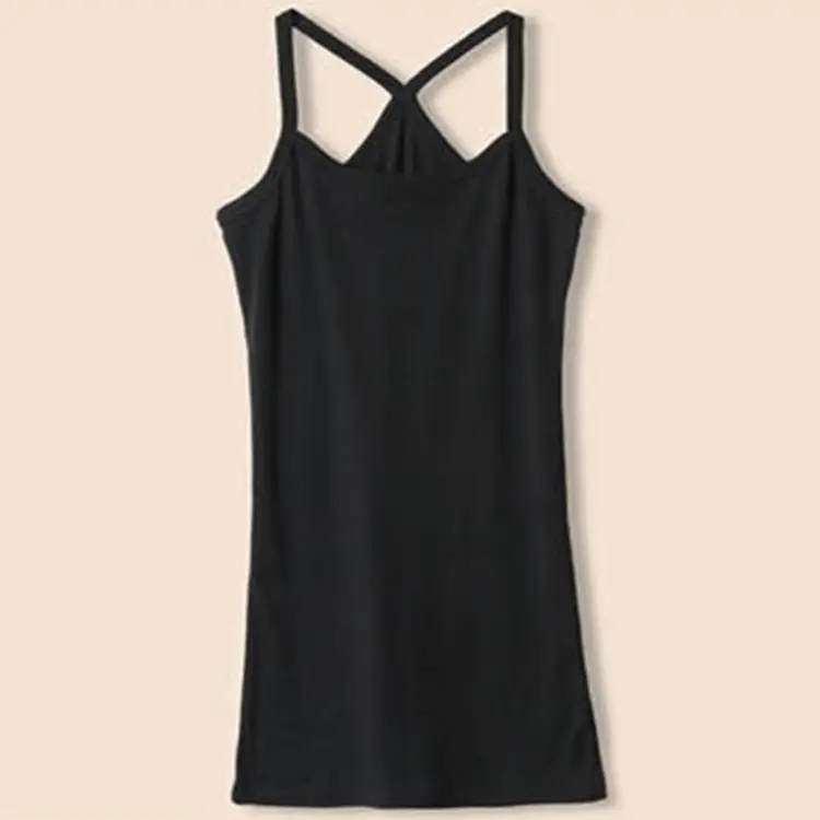 Women's Brown Crossback Camisole Top - Image 2