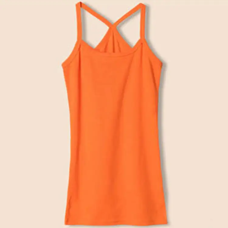 Women's Brown Crossback Camisole Top - Image 9