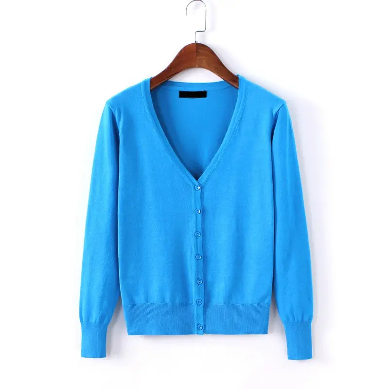Women's Red Cardigan with Cross Necklace & Jeans Set - Image 19