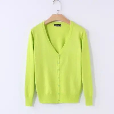 Women's Red Cardigan with Cross Necklace & Jeans Set - Image 6