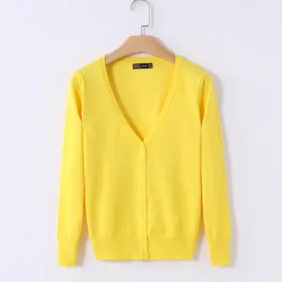 Women's Red Cardigan with Cross Necklace & Jeans Set - Image 9