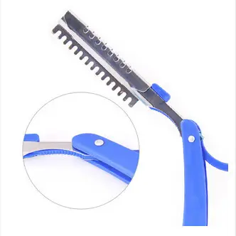 Factory Wholesale Eyebrow Trimming Blades Holder Set of 6