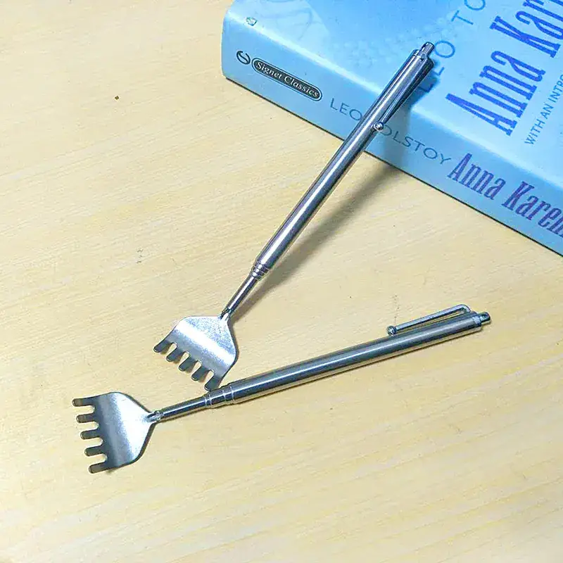 Telescopic Stainless Steel Tickle Pen for Men - Image 7