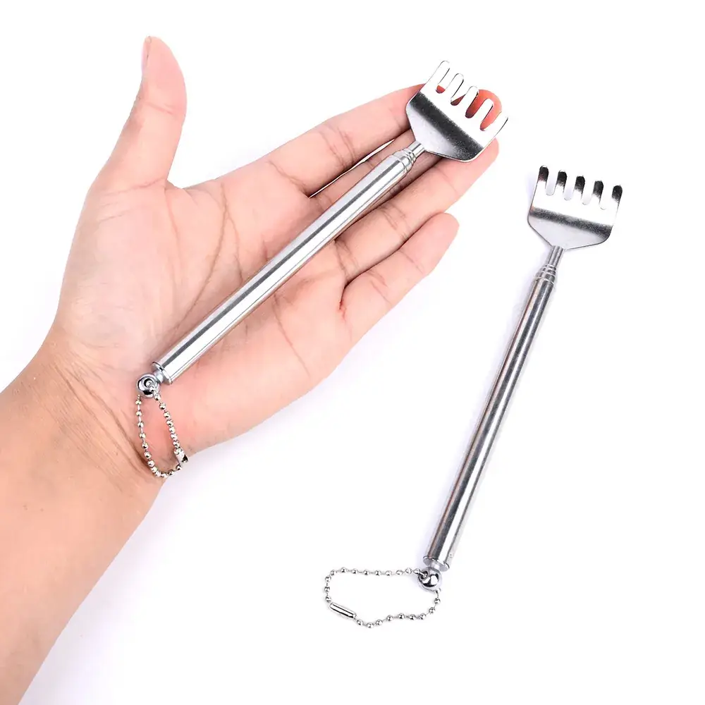 Telescopic Stainless Steel Tickle Pen for Men - Image 2