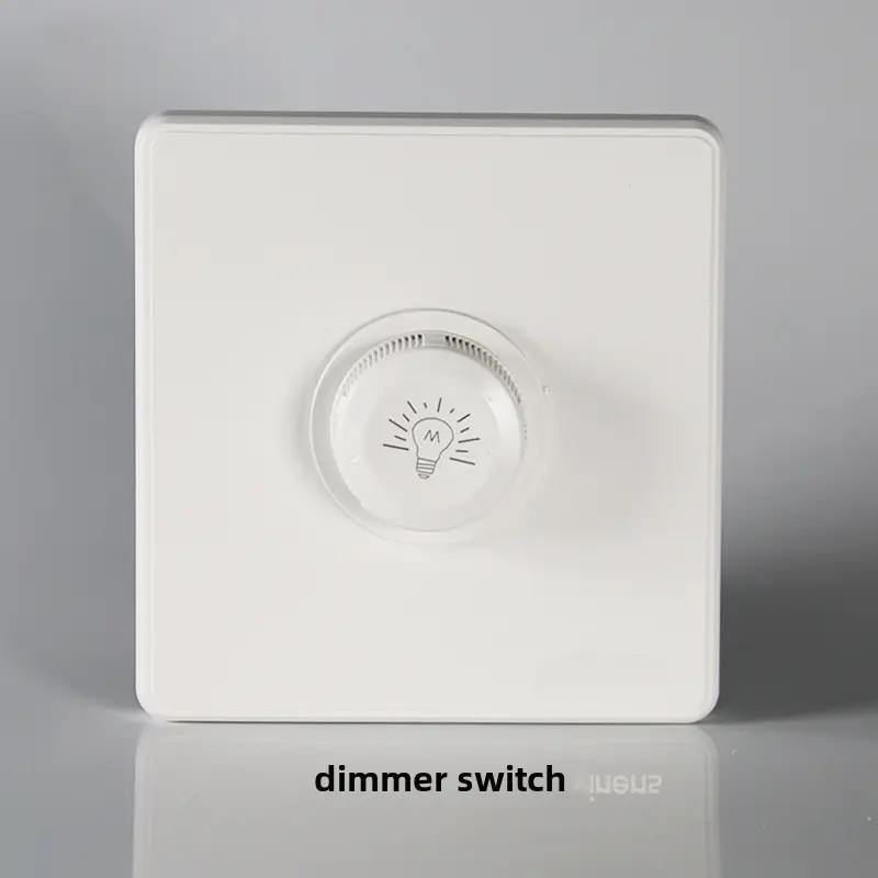 Household Concealed One-Open Double-Control Five-Hole Socket Panel Wholesale 86 Type One-Open Double-Link Wall Switch Energy-Saving