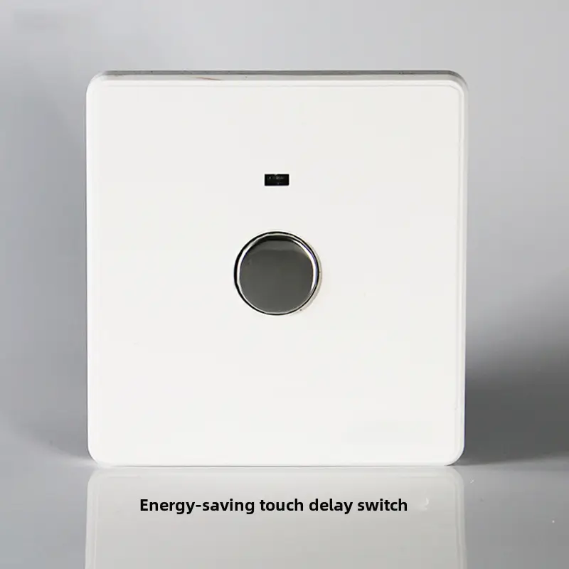 Household Concealed One-Open Double-Control Five-Hole Socket Panel Wholesale 86 Type One-Open Double-Link Wall Switch Energy-Saving