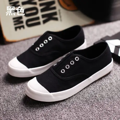 Bell's New Breathable Canvas Shoes for Women, Flat Casual Shoes, Summer Korean Style Versatile Slip-On Women's Shoes, Lazy Shoes - Image 2