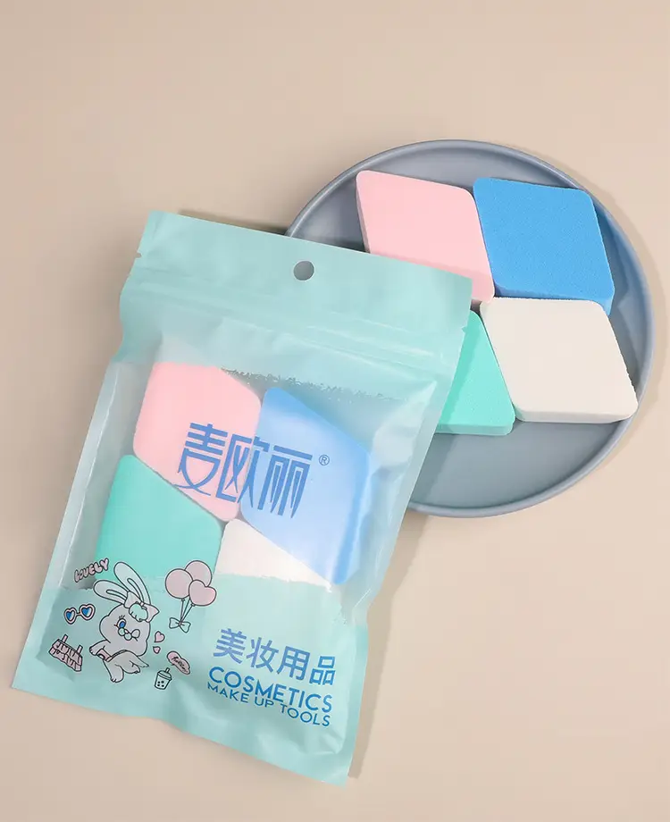 Factory Wholesale Maioli Four Color Diamond Puff Makeup Sponges — feature 13