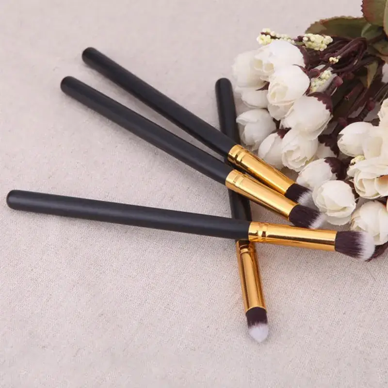 Four 4-Handle Eye Shadow Brushes Set for Makeup