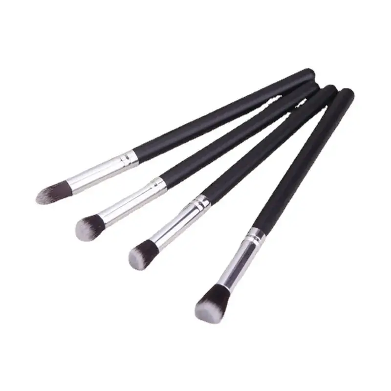 Four 4-Handle Eye Shadow Brushes Set for Makeup