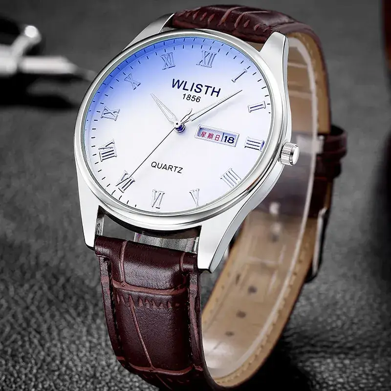 Walis Blue Quartz Couple Watch Men Women