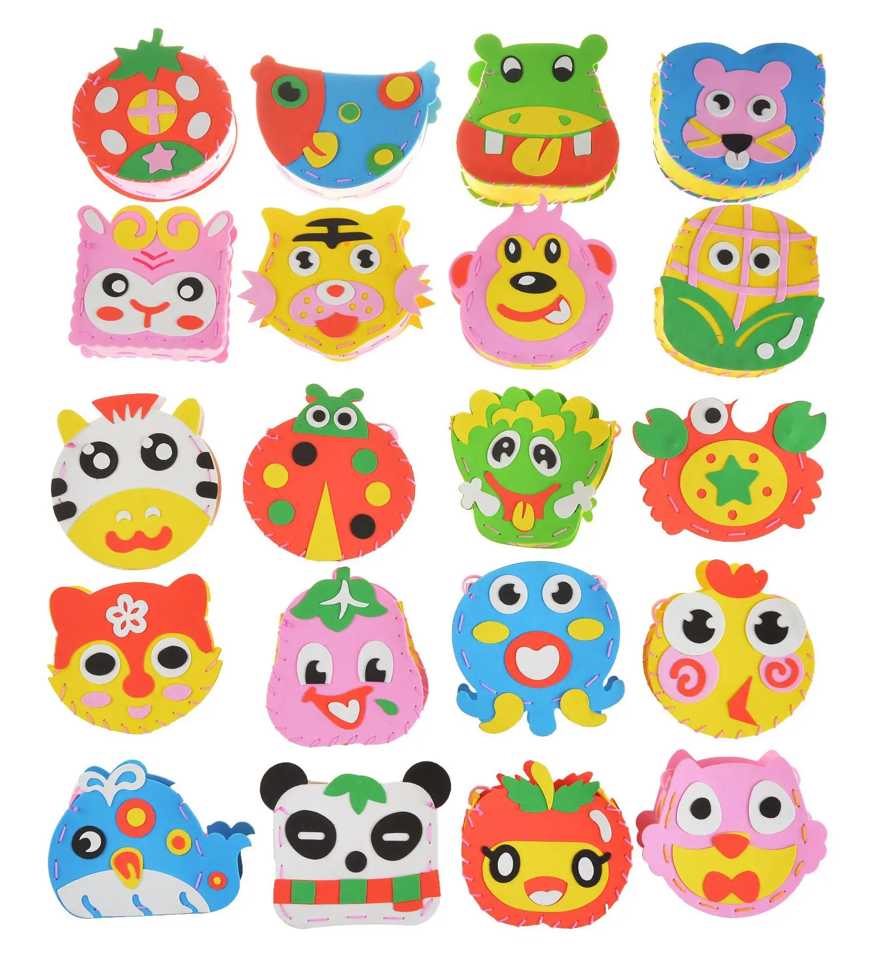 Children's Cartoon Basket with Orange Handle - Image 11
