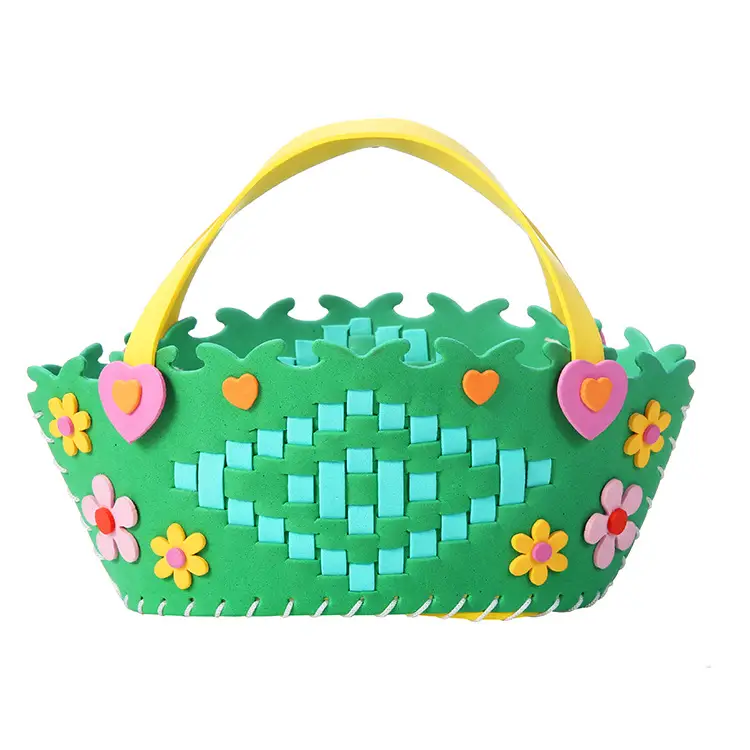 Children's Cartoon Basket with Orange Handle - Image 7