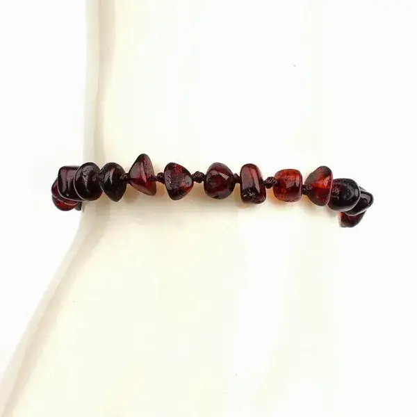 Amber Beaded Bracelet Irregular Shape Baltic Sea Baby - Image 4