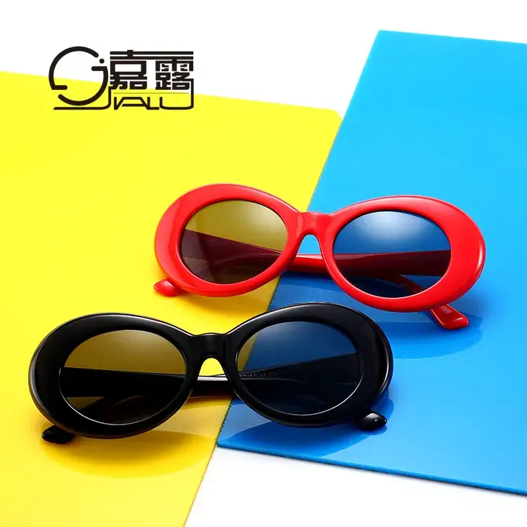 Alien Oval Sunglasses Retro Fashion Wholesale - Image 2