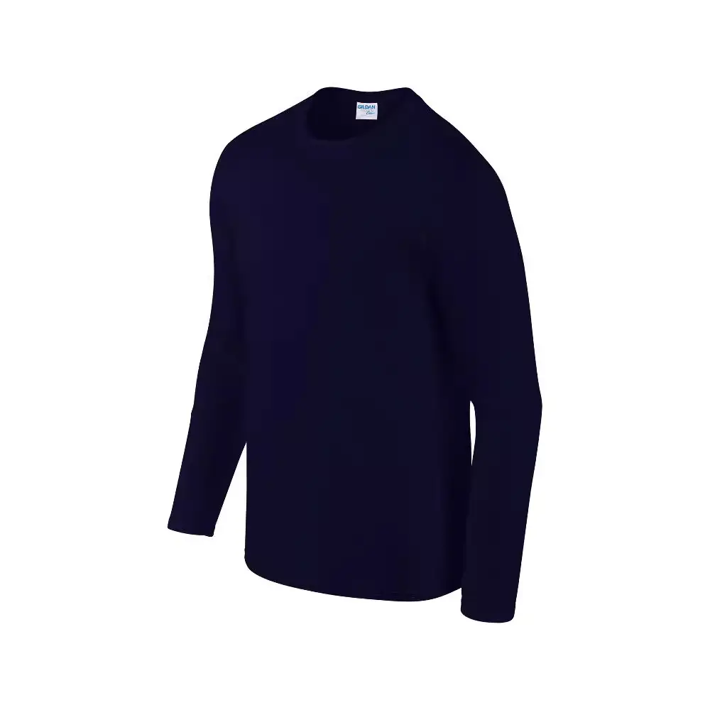 Men's Black Long Sleeve Gildan T-Shirt - Image 12
