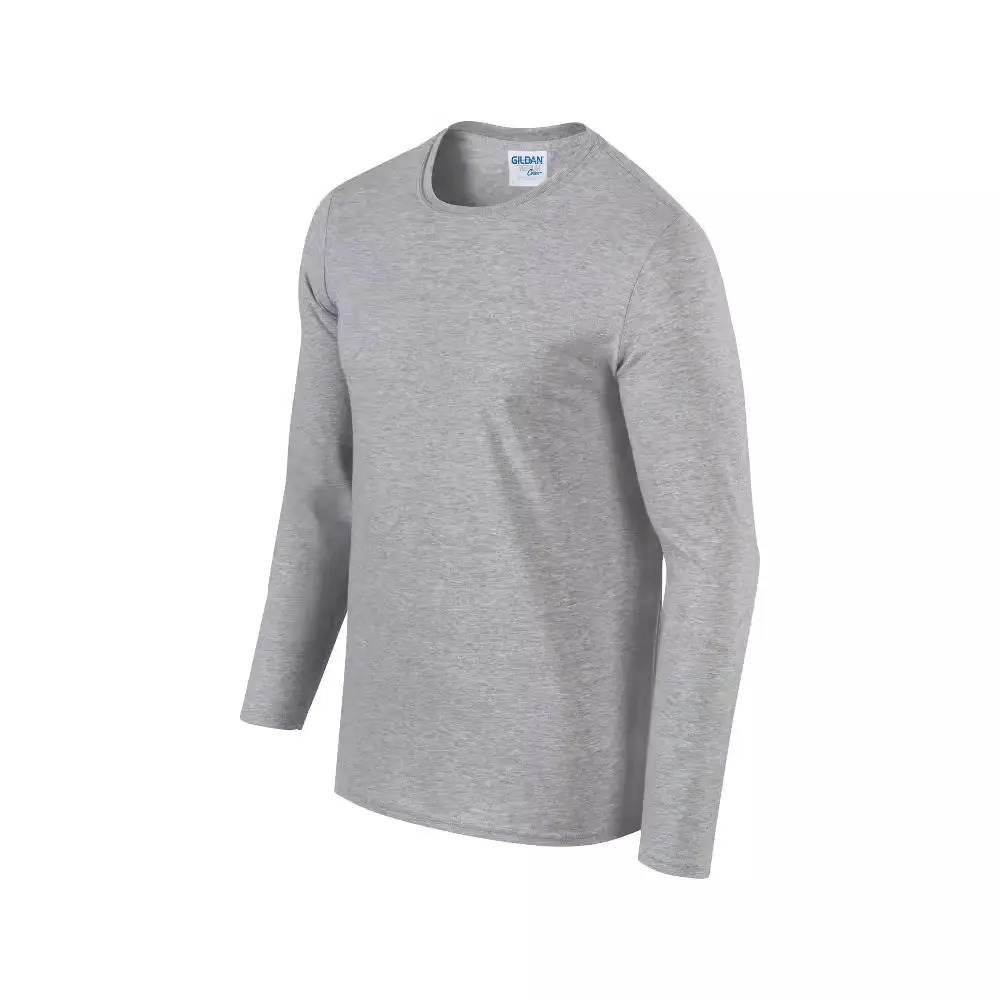 Men's Black Long Sleeve Gildan T-Shirt - Image 14