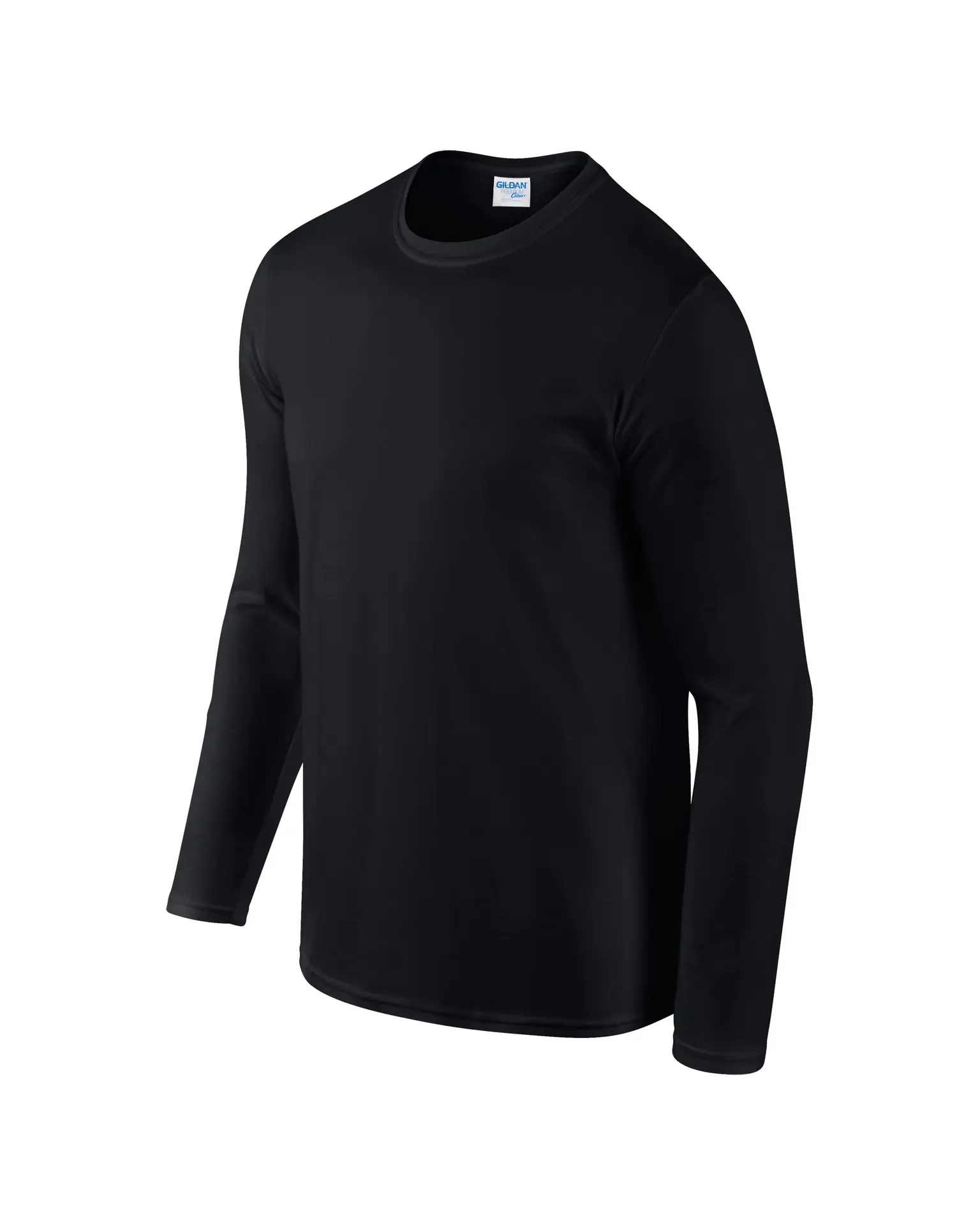Men's Black Long Sleeve Gildan T-Shirt - Image 9
