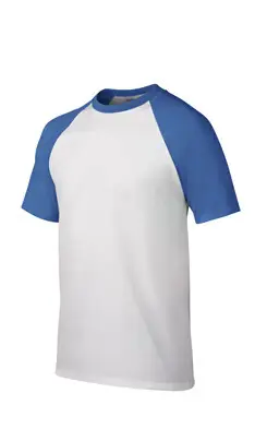 Men Pure Cotton Raglan Sleeve T-Shirt 5 Colors - Image 4
