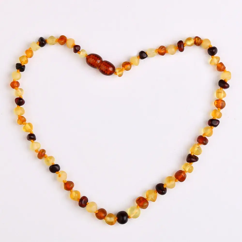 Amber Jewelry Necklace Baltic Sea Irregular Beads Wholesale - Image 3
