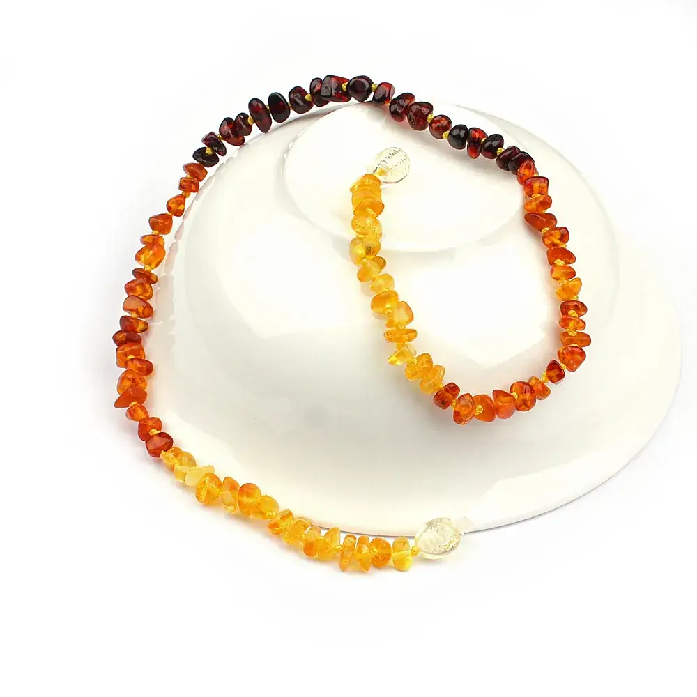 Amber Jewelry Necklace Baltic Sea Irregular Beads Wholesale - Image 5