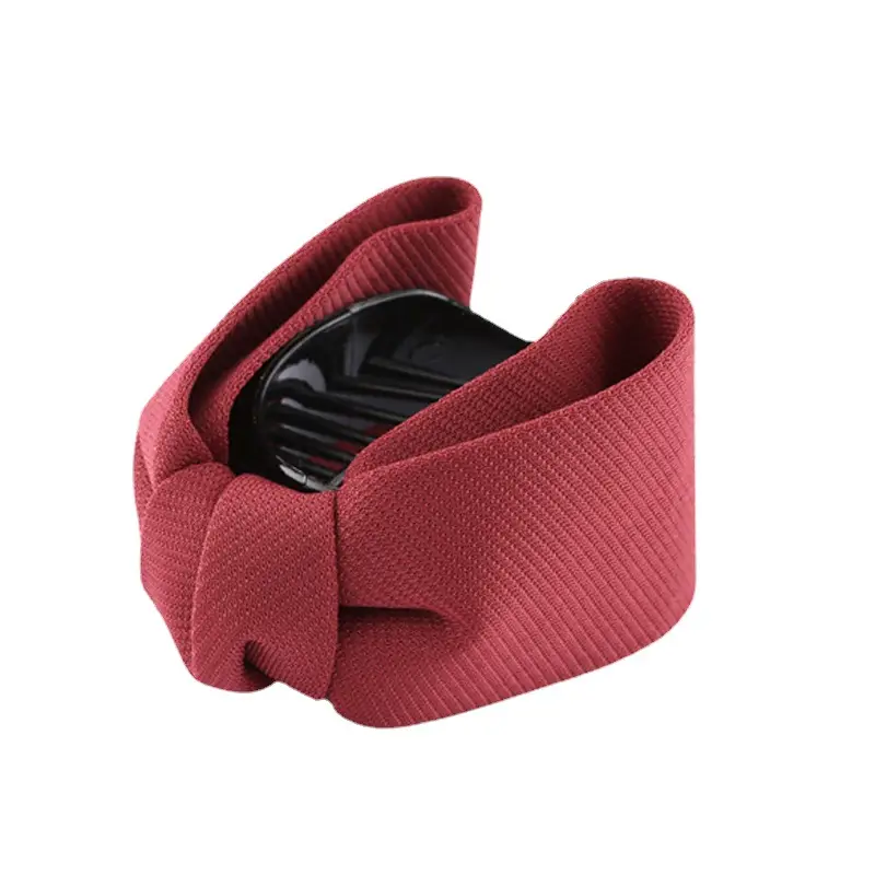 Korean Style Hair Clips - Blue, Black, Maroon Small Bow Clips - Image 5