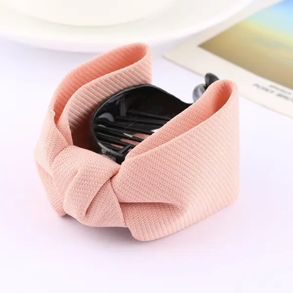 Korean Style Hair Clips - Blue, Black, Maroon Small Bow Clips — feature 14