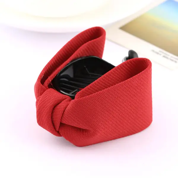 Korean Style Hair Clips - Blue, Black, Maroon Small Bow Clips — feature 5