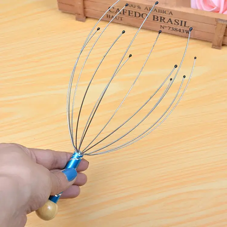 Cross Border Head Massager Octopus Head Soul Extractor Metal
