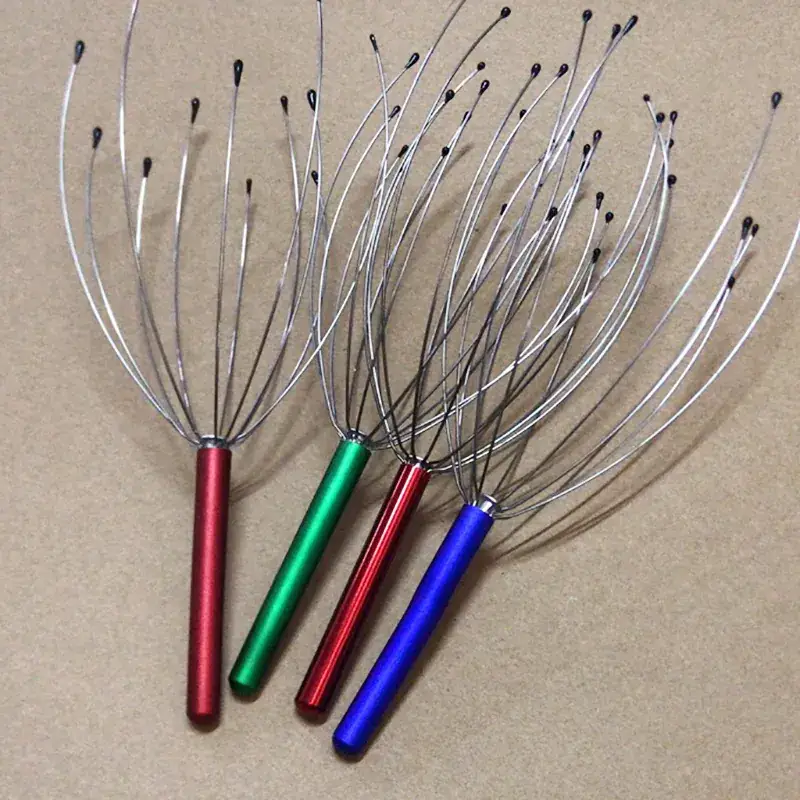 Cross Border Head Massager Octopus Head Soul Extractor Metal