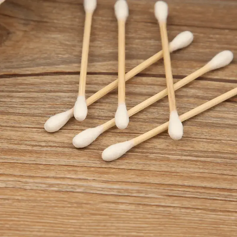 Sanitary Wooden Swabs 30-Pack Beauty Cleaning Set - Image 2