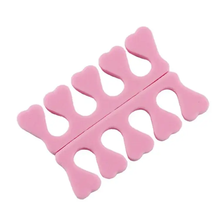 Peach Heart Nail Cotton Toe Separator Sponges - Image 5