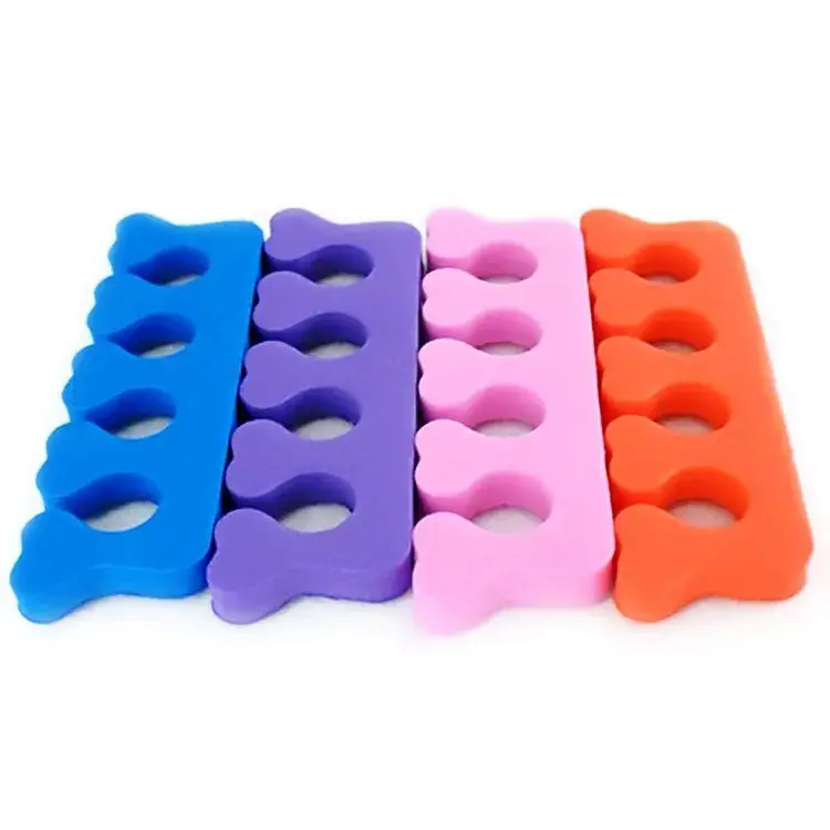 Peach Heart Nail Cotton Toe Separator Sponges — feature 8