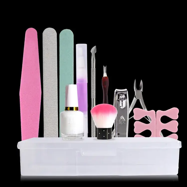 12-Piece Nail Care Set with Tools & Oil - Image 4