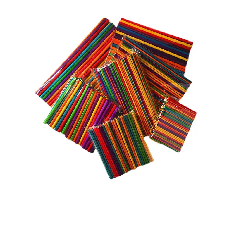 Natural Color Wooden Ice Cream Stick Craft Tools - Image 5