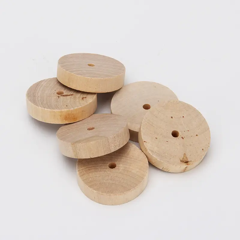 Small Round Wood Wheels for DIY Building Toy - Image 5