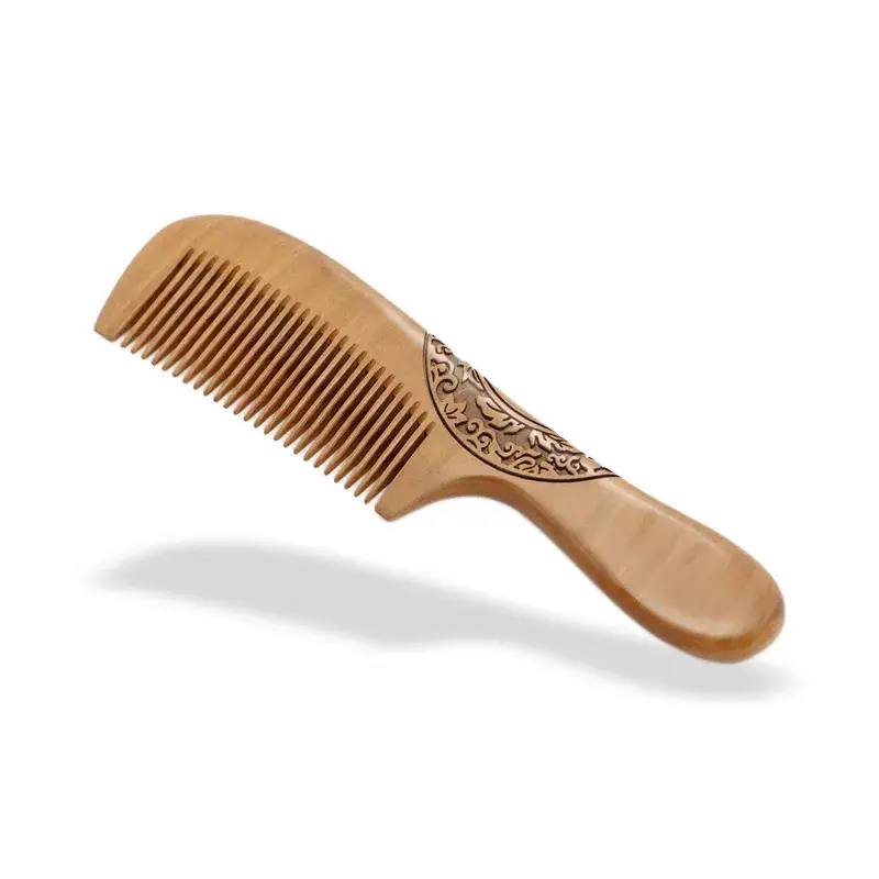 Wholesale Solid Wood Carved Comb for Hair - Image 7