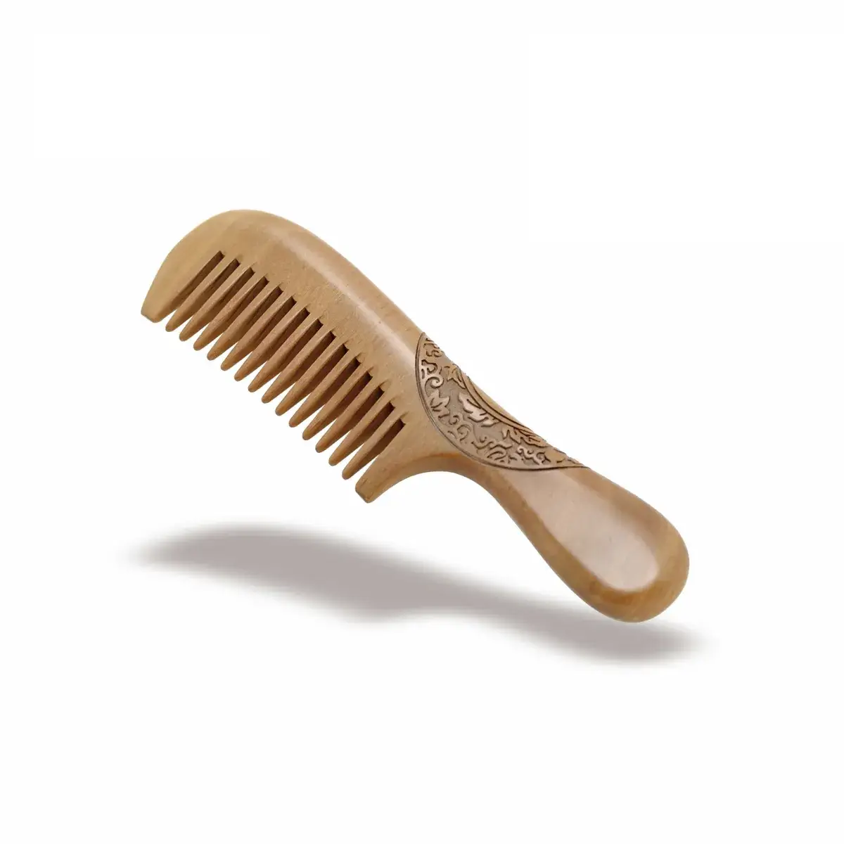Wholesale Solid Wood Carved Comb for Hair - Image 4