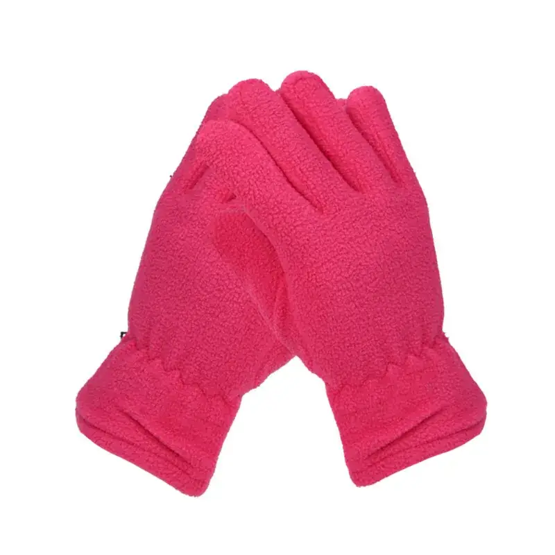 Winter Pink Warm Finger Gloves for Men Women - Image 4