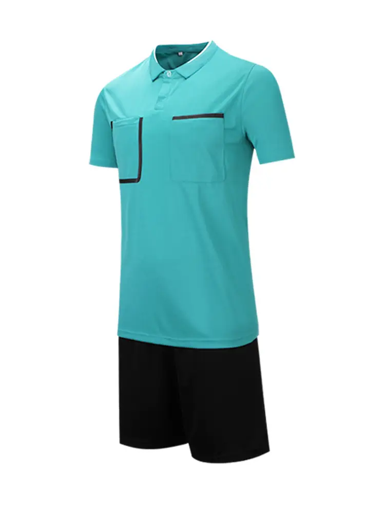 Men FIFA Referee Suit Sky Blue Shorts Set