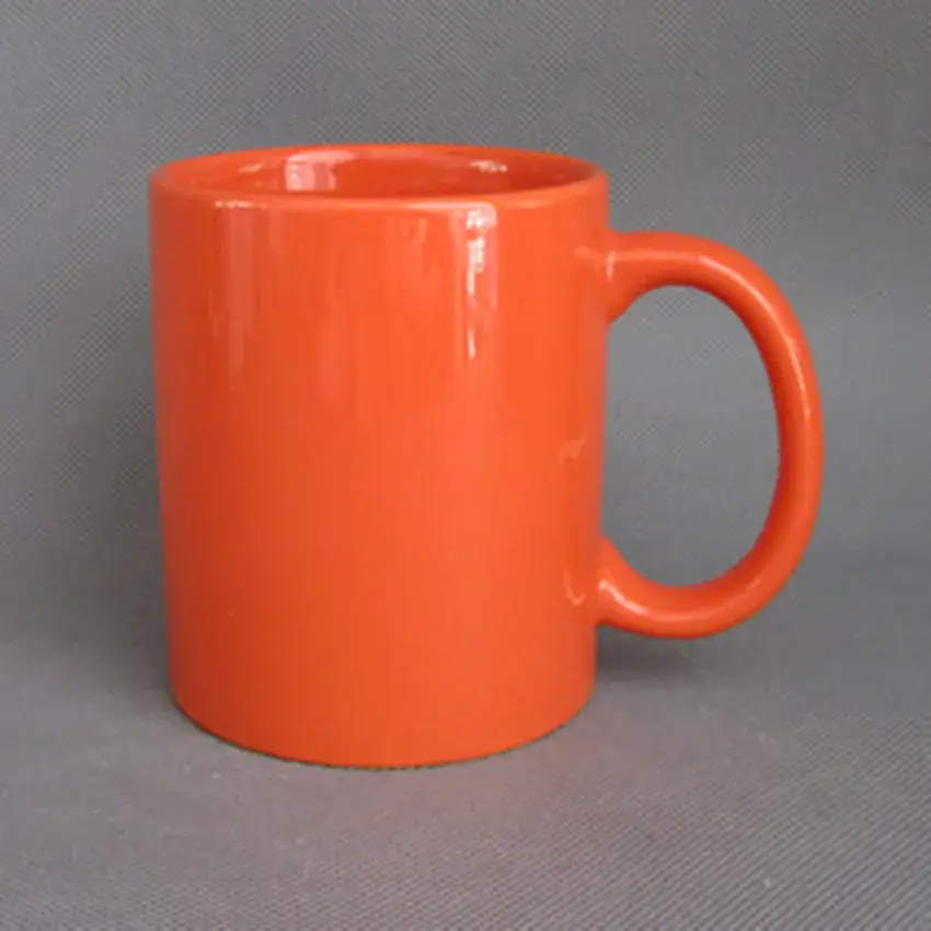 Pink Ceramic Mug with Glaze Finish