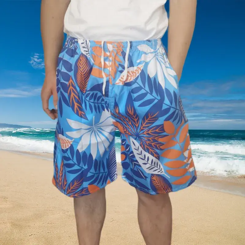 Men's 2025 Printed Beach Pants Thin Casual Straight - Image 32