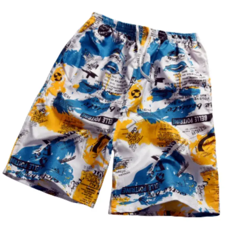 Men's 2025 Printed Beach Pants Thin Casual Straight - Image 14