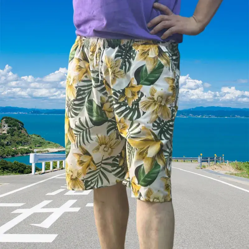 Men's 2025 Printed Beach Pants Thin Casual Straight - Image 15