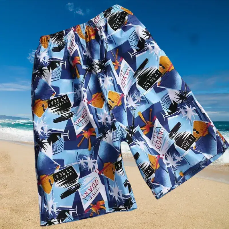 Men's 2025 Printed Beach Pants Thin Casual Straight - Image 16