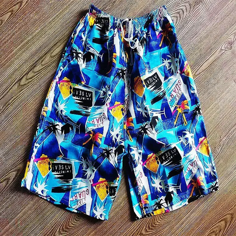 Men's 2025 Printed Beach Pants Thin Casual Straight - Image 25